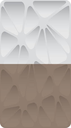 Abstract Gray and brown triangles paint background. Modern screen vector designのイラスト素材