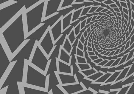 Dotted Halftone Vector Spiral Pattern or Texture. Stipple Dot Backgrounds with Rhombusのイラスト素材