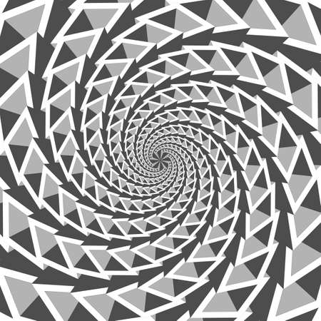 Dotted Halftone Vector Spiral Pattern or Texture. Stipple Dot Backgrounds with Rhombusのイラスト素材