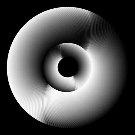 Circular geometry design element. Vector illustrationのイラスト素材