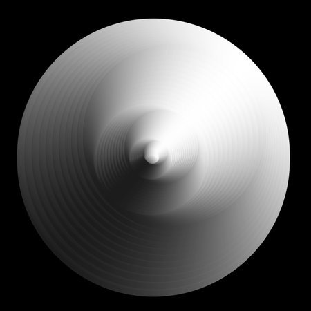 Circular geometry design element. Vector illustrationのイラスト素材