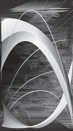 Dark gray lines abstract background. Modern screen design for mobile applicationのイラスト素材