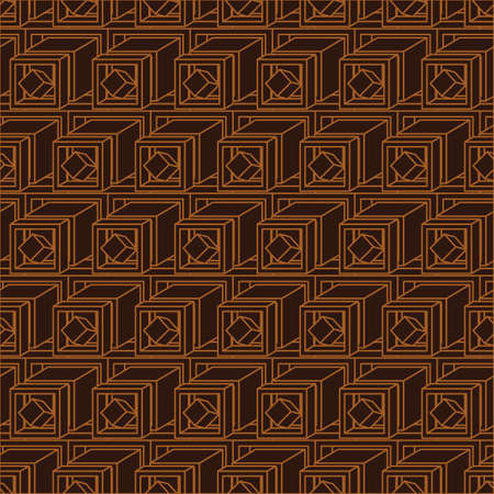 Abstract seamless background. Noise structure with cubes. Vector imageのイラスト素材