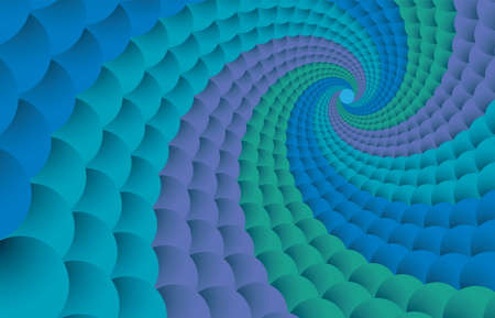 Dotted Halftone Vector Spiral Pattern or Texture. Stipple dot backgrounds with ellipsesのイラスト素材