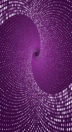 Dotted Halftone Vector Spiral Pattern or Texture. Modern screen vector design for mobileのイラスト素材