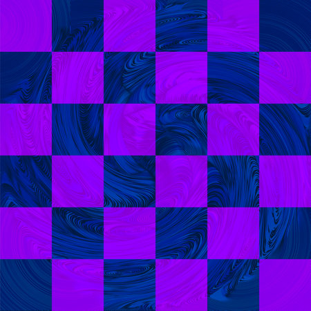 Abstract of checker of purple and blackのイラスト素材