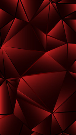 Dark abstract triangles paint background. Modern screen vector design for mobileのイラスト素材