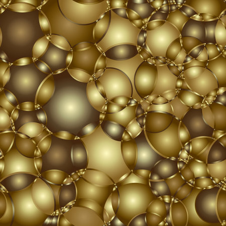 Abstract seamless background. Spheres with a gradient. Vector illustrationのイラスト素材
