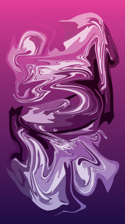 Colorful abstract liquid paint background. Modern screen vector design for mobile appのイラスト素材