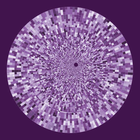 Dotted Halftone Vector Spiral Color Pattern or Texture. Stipple Dot Backgrounds with rectanglesのイラスト素材