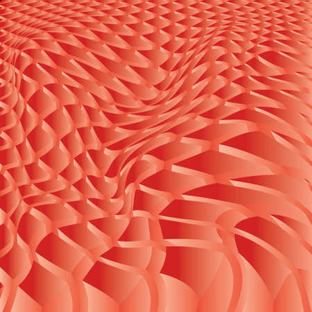 Modern wave curve abstract presentation background. Vector illustrationのイラスト素材