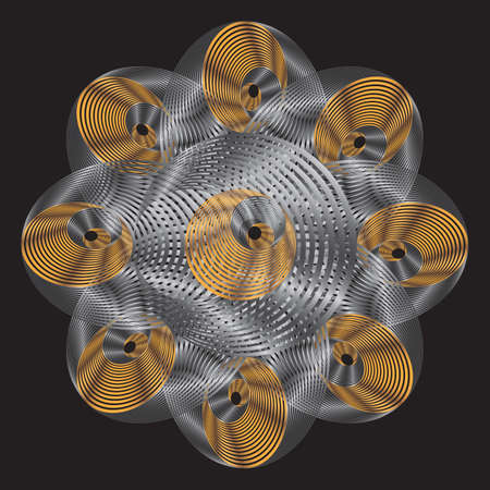 Abstract image of the engine, design element. Abstract vector imageのイラスト素材