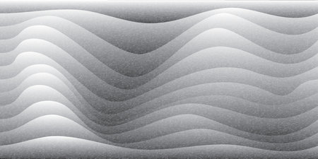 Abstract Gray Grunge Background. Wavy surface of rough fabric