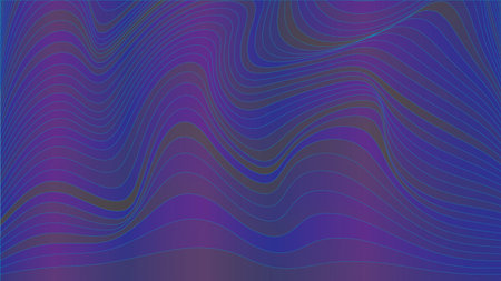Modern wavy curve abstract presentation background. Vector illustration