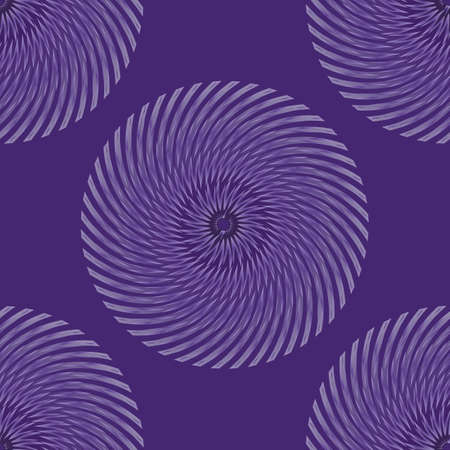 Seamless Abstract purple background with striped Spiral elementsのイラスト素材
