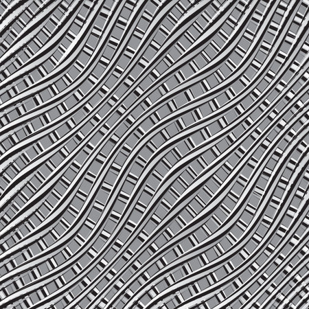 Modern wavy curve abstract presentation background. Vector illustration