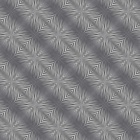 Seamless modern wavy curve strips abstract presentation background. Vector illustrationのイラスト素材