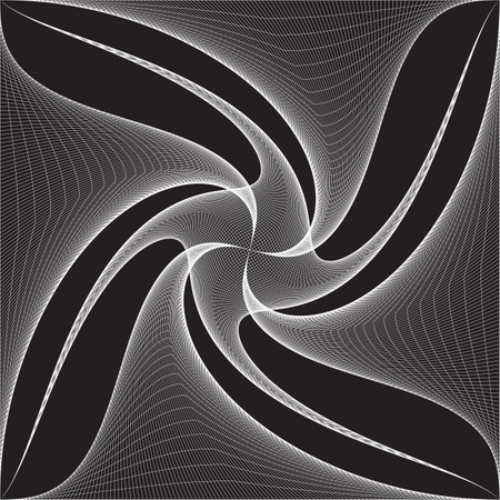 Abstract openwork paint background with nets. Modern screen vector designのイラスト素材