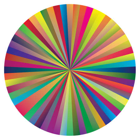 Abstract striped color Spiral design element. High Saturated Gradients. Geometrical Shapesのイラスト素材