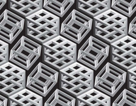 Abstract seamless background. Noise structure with polyhedrons. Vector imageのイラスト素材