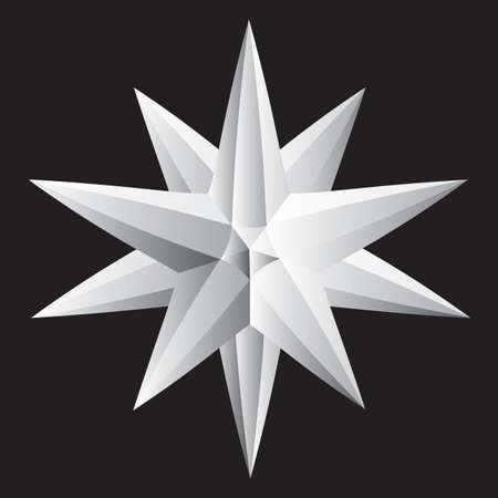 Design element with imitation of stone carving. Vector illustrationのイラスト素材