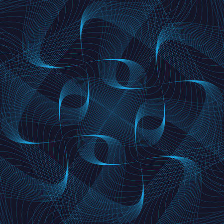 Vector Spiral Striped Design Element. Abstract patternのイラスト素材