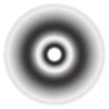 Vector Spiral Striped background. Abstract patternのイラスト素材