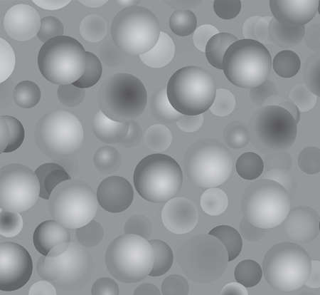 Bright, color abstract seamless background. Spheres with a gradient. Vector illustrationのイラスト素材