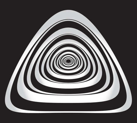 Tunnel or wormhole. Digital wireframe tunnel. 3D Design Element. Background abstract vector imageのイラスト素材