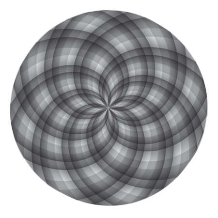 Abstract paint spiral design elrment with Stripes. Vector illustrationの写真素材