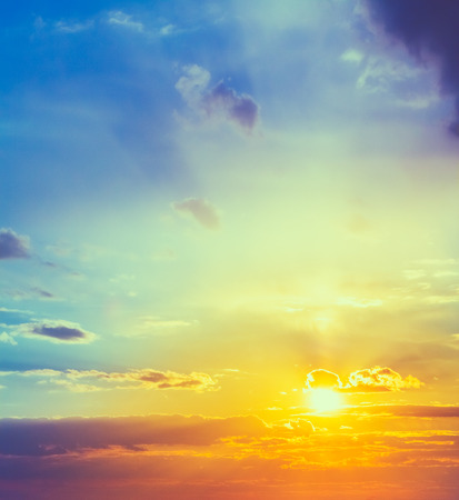Sun, sunset, sunrise. Colorful toned instant photo Sun, sunset, sunrise. Colorful toned instant photo