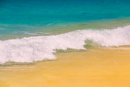 Sea Ocean Waves Splash Background. White foamの写真素材