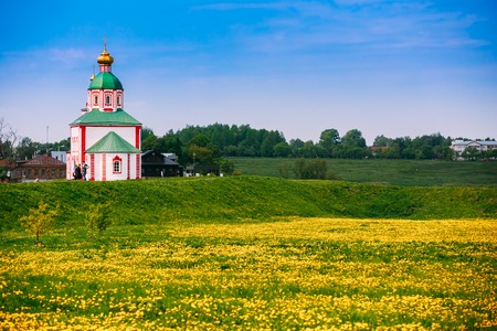 Church of Elijah the Prophet or Elias Church - church in Suzdal, Russia. Built in 1744. Golden Ring of Russiaの写真素材