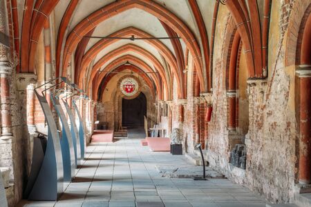 Riga, Latvia. Riga Cathedral Cross Gallery In Dome Cathedralのeditorial素材