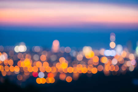 Blurred Bokeh Architectural Urban Backdrop. Background With Urbaの写真素材