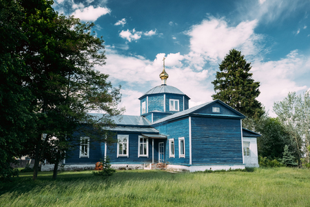 Golovintsy, Gomel District, Gomel Region, Belarus. Old Orthodox Churchの写真素材