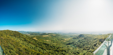 Kutaisi, Georgia. Panorama Of State Sataplia Reserve. Summer Landscape.の写真素材
