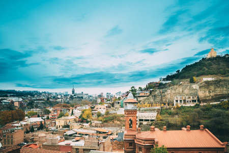 Tbilisi, Georgia. Abanotubani - Bath District - Is Ancient District Of Tbilisi. Also Known As...