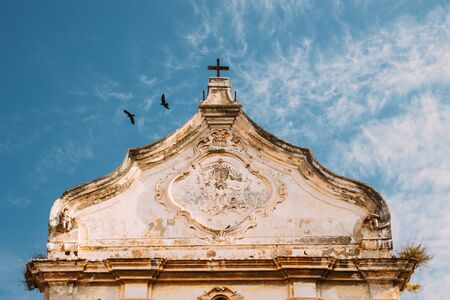 Terracina, Italy. Church Of Purgatory In Baroque Style Built On Site Of Church Of St. Nicholas.の写真素材