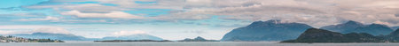 Alesund Islands, Norway. View Of Godoy, Giske And Valderoy Islands. Skyline In Summer Day. Panorama,...
