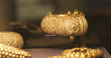 Feet Ornaments Or Padbhushane. Ancient Splendor, Wealth And Elegance. Jewellery Functioned As Symbols Of Rank, Position, And As Articles Of Faith And Protection. Guardian Deitiesの写真素材