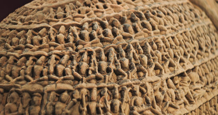 Close-up View On Varaha - Colossal Boar Is Third Incarnation Of Lord Vishnu. Varaha and His Consort Bhumi. Varaha Is Depicted As Boar Or In Anthropomorphic Form, With Boars Head And Human Bodyの写真素材