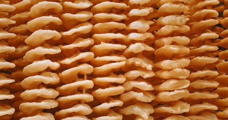 Chengdu, Sichuan, China. Fried Spiral Potato Chips, Curly Fries On Stick. Spiral Chips. Beer Snack....