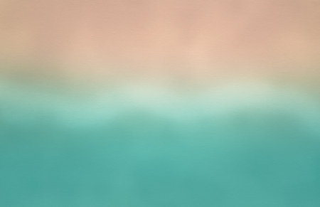 Gentle Pastel Tones of Pink and Teal Blend for Relaxationの写真素材