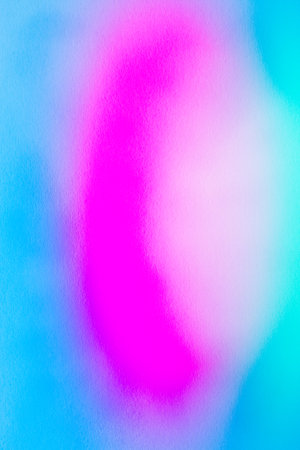 Soft Blurred Pink and Blue Circle with a Fluid Effectの写真素材