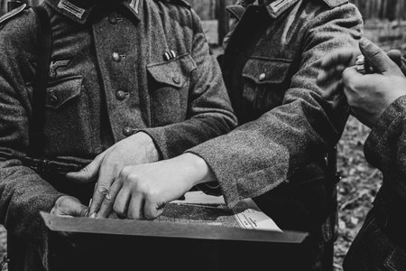 World War II German wehrmacht Soldier officer Commander Soldiers Of World War II Briefs, Showing...