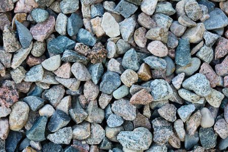 Texture surface with gravel or crushed stone for backdrop.の写真素材