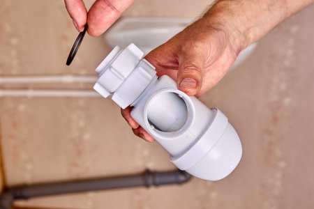 Plumbing rubber gasket is used to seal when connecting siphon to sink drain pipe.