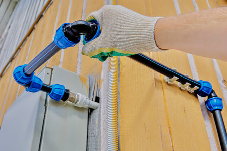 Elbow compression fittings are used to install external plumbing for drinking water and irrigation,...