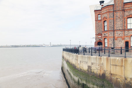 Albert Dock buildings and warehouses in Liverpool, England